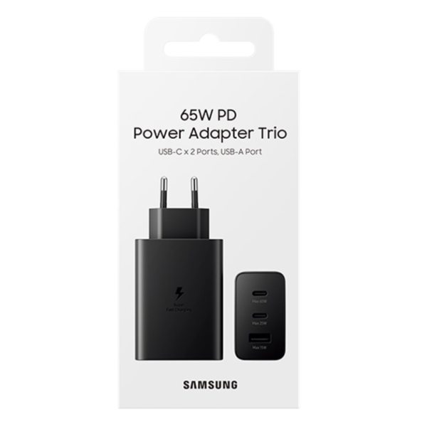 Samsung 3 Port Travel Adapter Trio 65W - Black